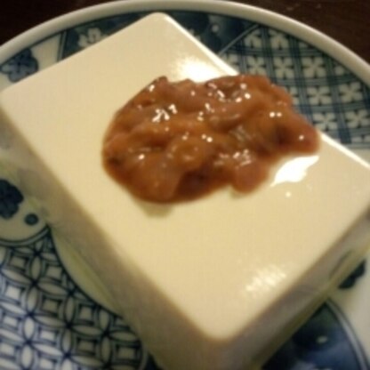 塩辛豆腐☆簡単でおいしかったです！